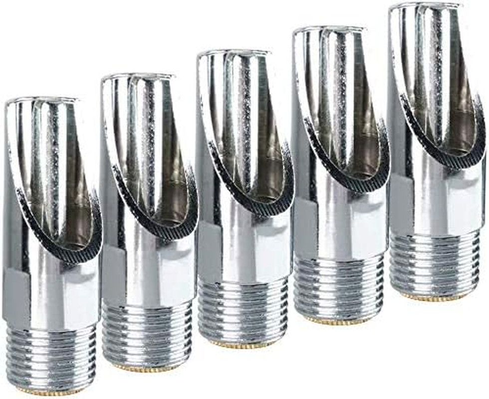Pack of 10 Pig Waterer Nipple Stainless Steel Hog Waterer Nipple Drinker, Pig