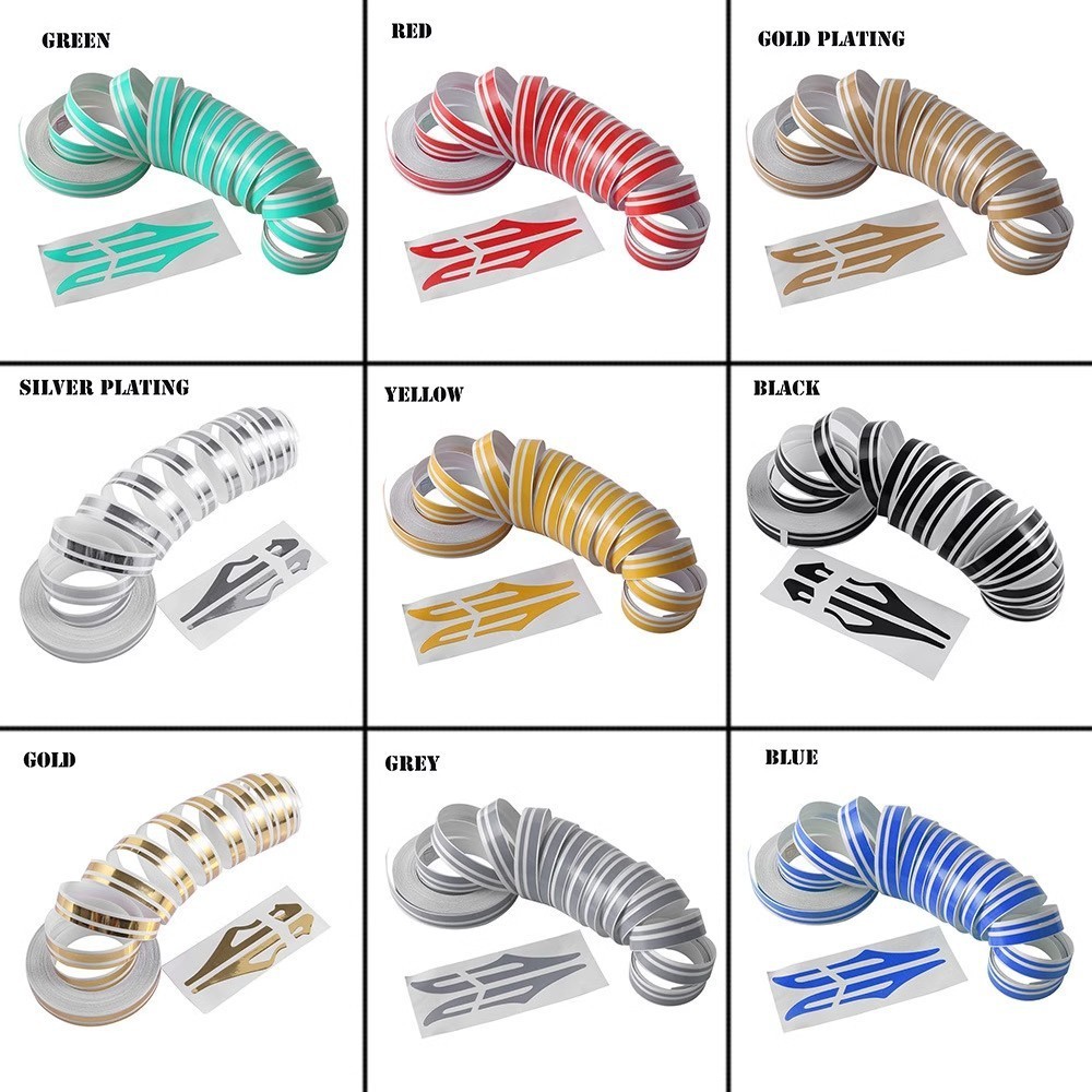 32Feet Vinyl Pinstriping Pin Stripe Double Line Car Tape Decal Sticker 1/6" 1/12