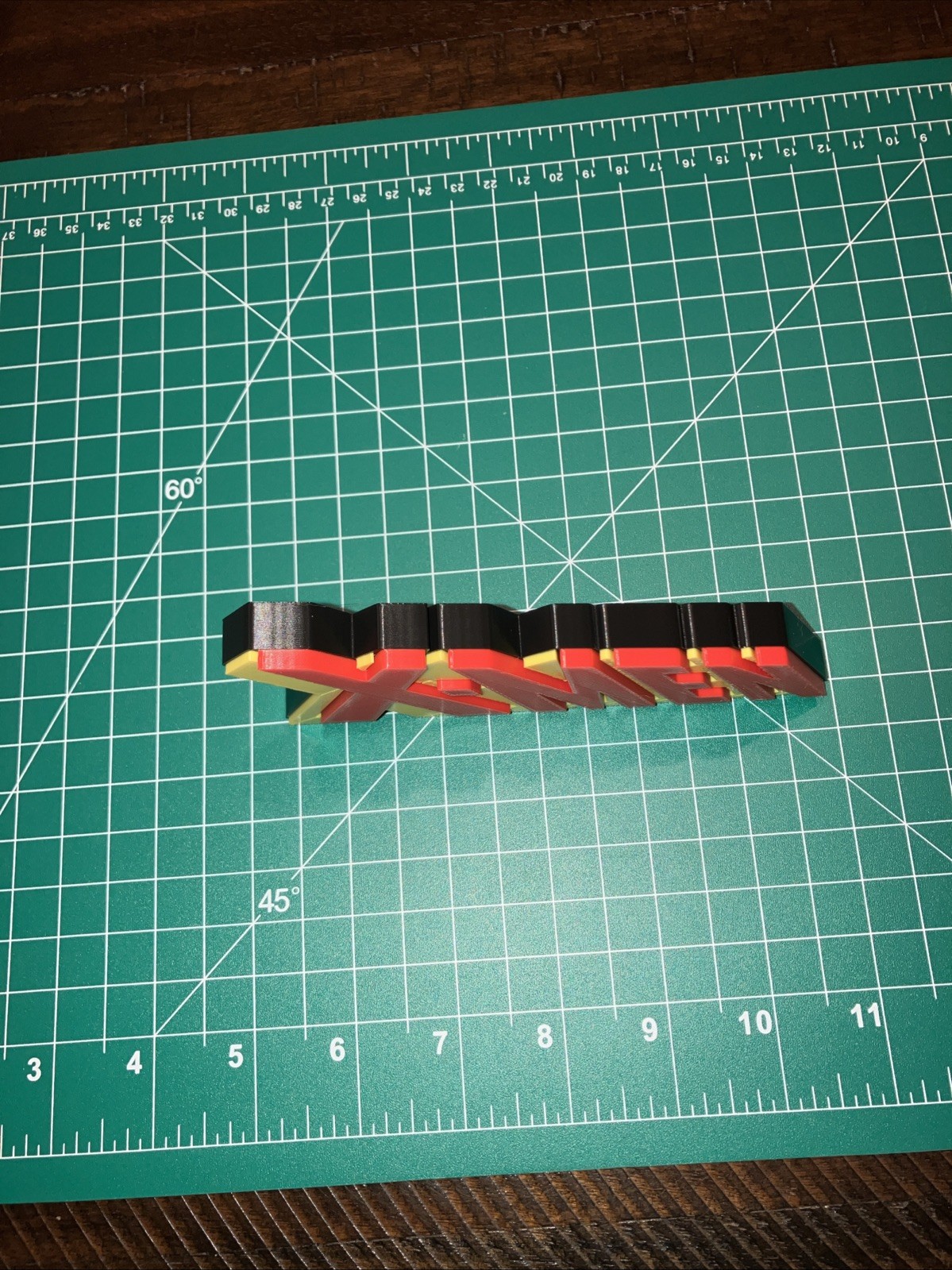 3D Printed X-Men Marvel Comics Sign Logo Display 5.5”x3”x0.5”