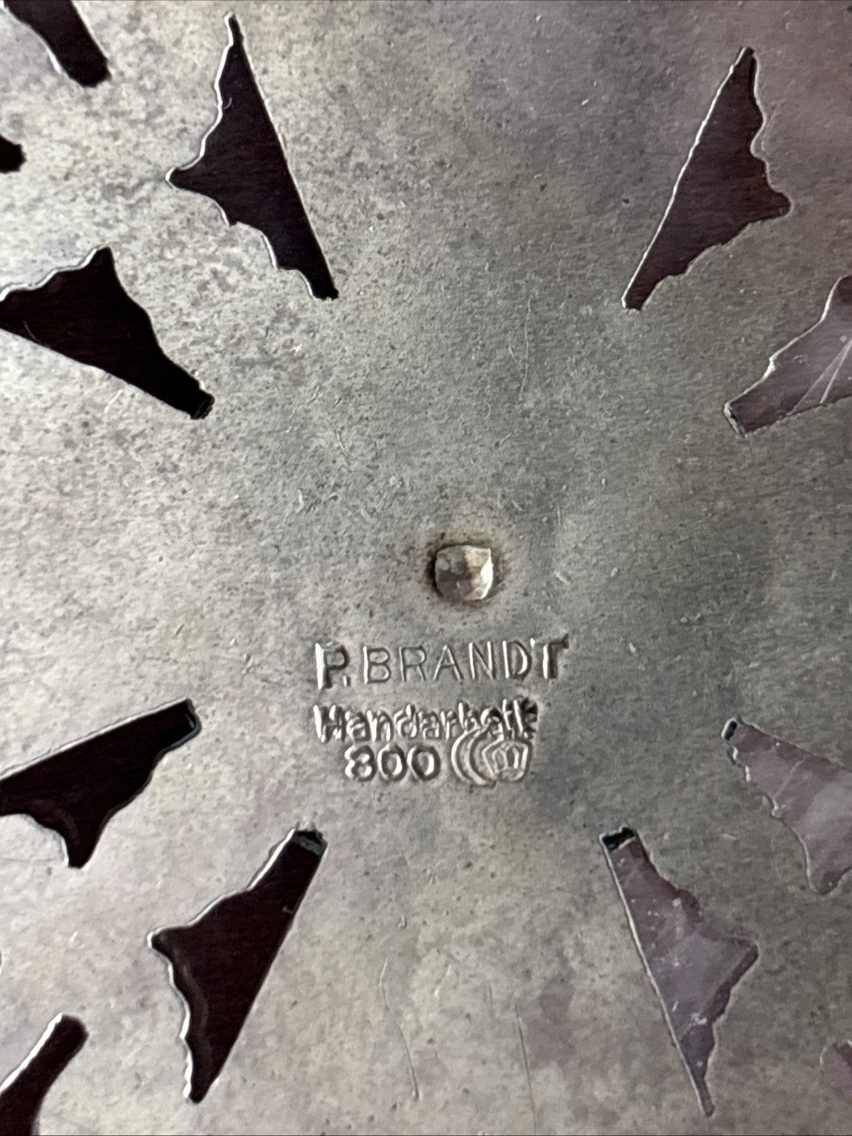 1931 800 Silver Double Maker Marked Engraved German medal