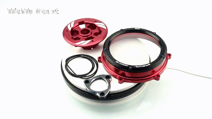 For DUCATI SUPERBIKE PANIGALE V4 2018-2024 Clear Clutch Cover Engine Protector