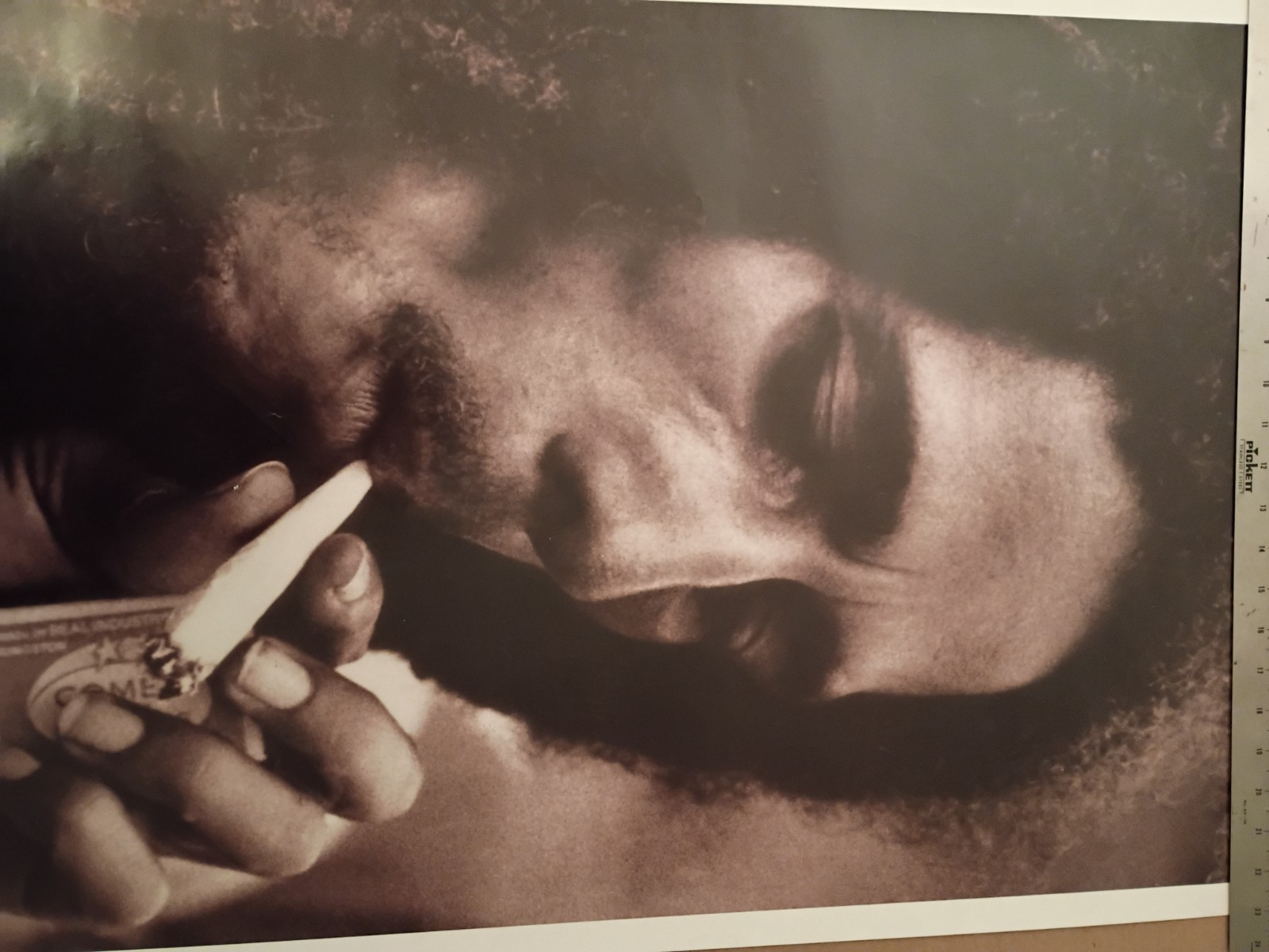 Vintage Bob Marley "SMOKE" Poster #3388 ©1994 Bob Marley Music Inc. & FUNKY Ent.
