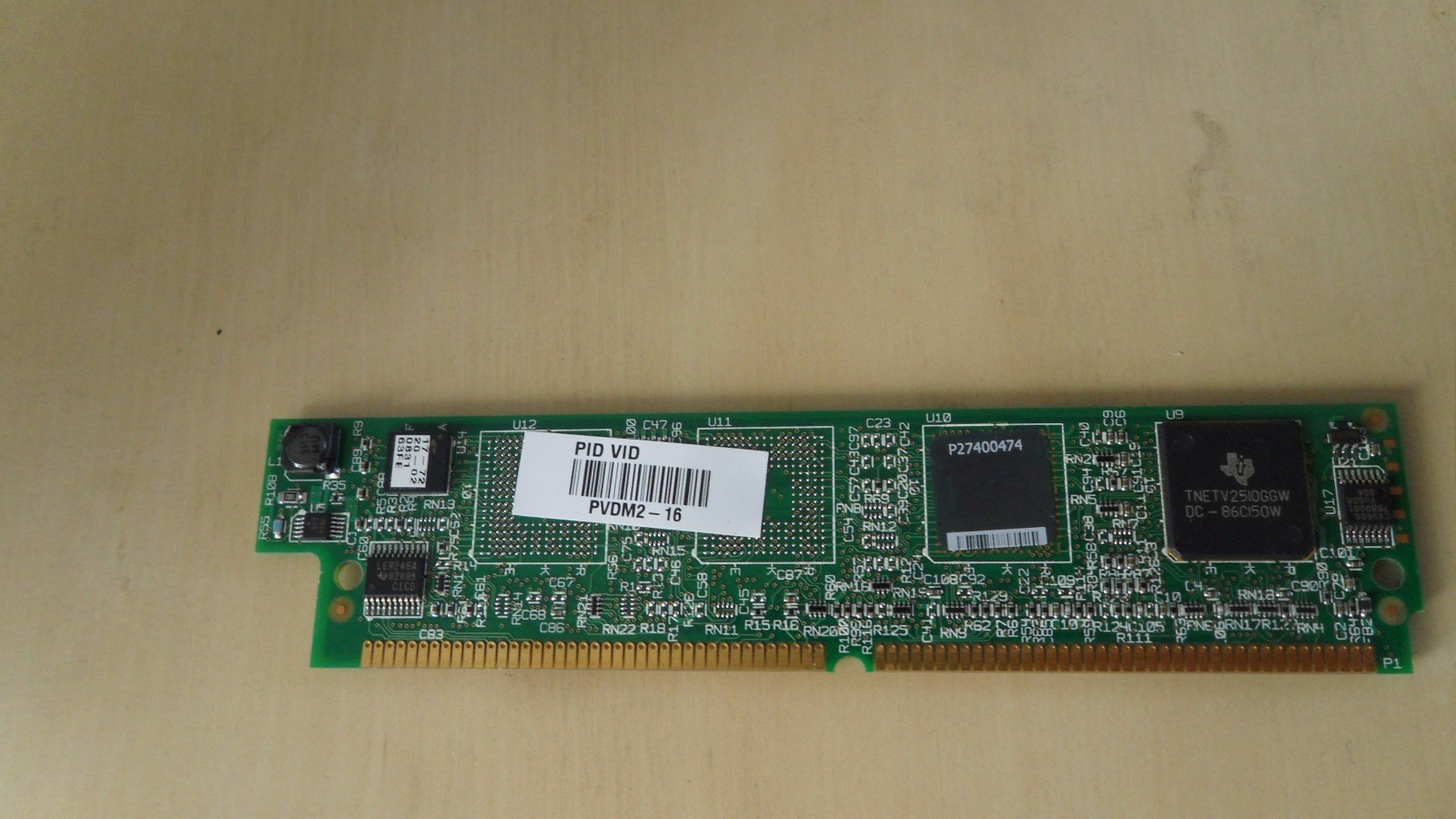 CISCO PVDM2-16 16 Channel Packet Voice Fax Digital Signal Processor Module DSP