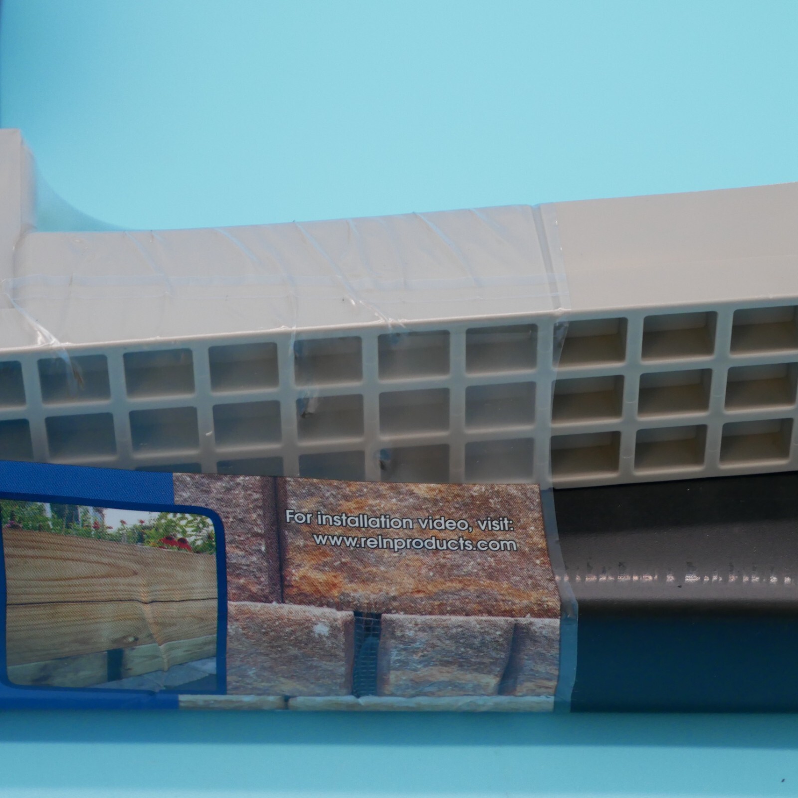 Lot Of 2: Reln Wall Drain 4 in. x 14in. Universal Retaining Wall Block Channel D