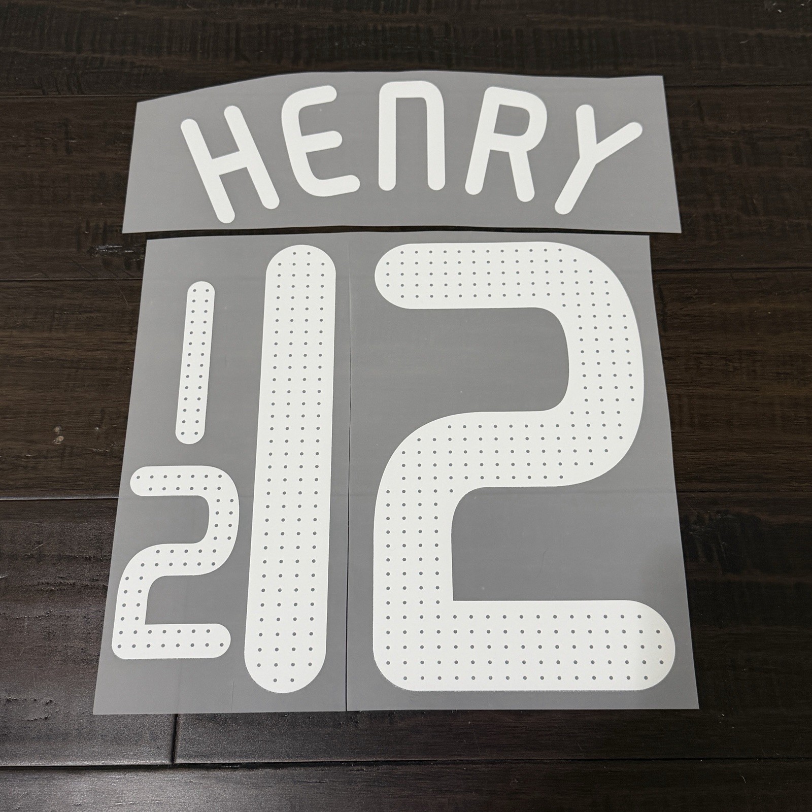 2008 HENRY France Home Away Nameset Name Number Dorsal Parche Badge Flocage