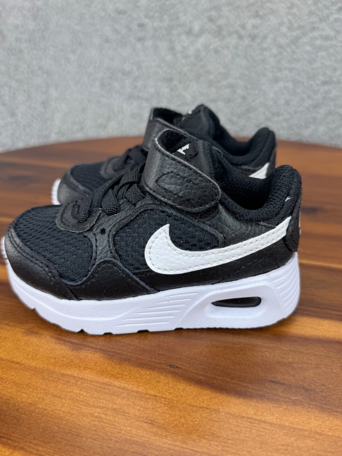 Nike Toddler's Air Max SC Shoe Size 2C Black White Unisex Sneaker Athletic Shoes
