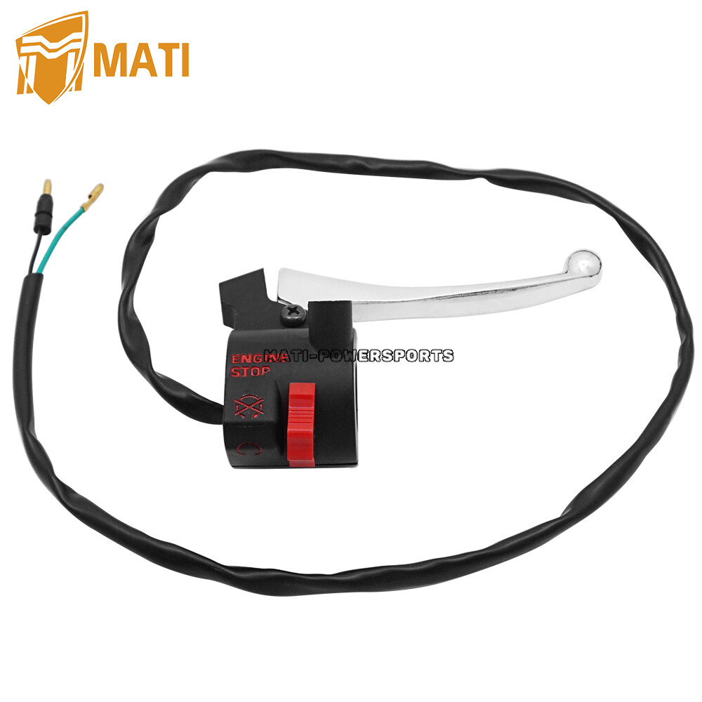 Right Handlebar Kill Start Stop Switch & Brake Lever for Honda CRF50F 2004-2023