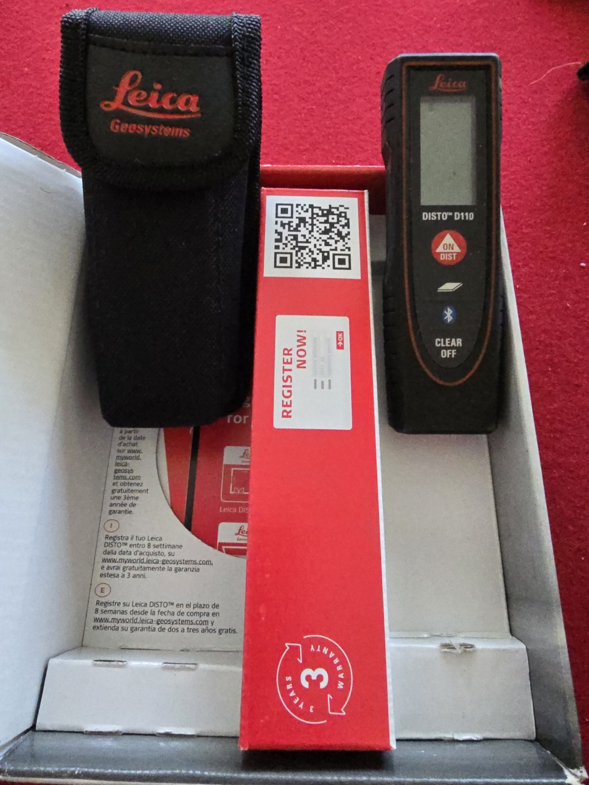Leica Bluetooth Laser Measure Disto D110