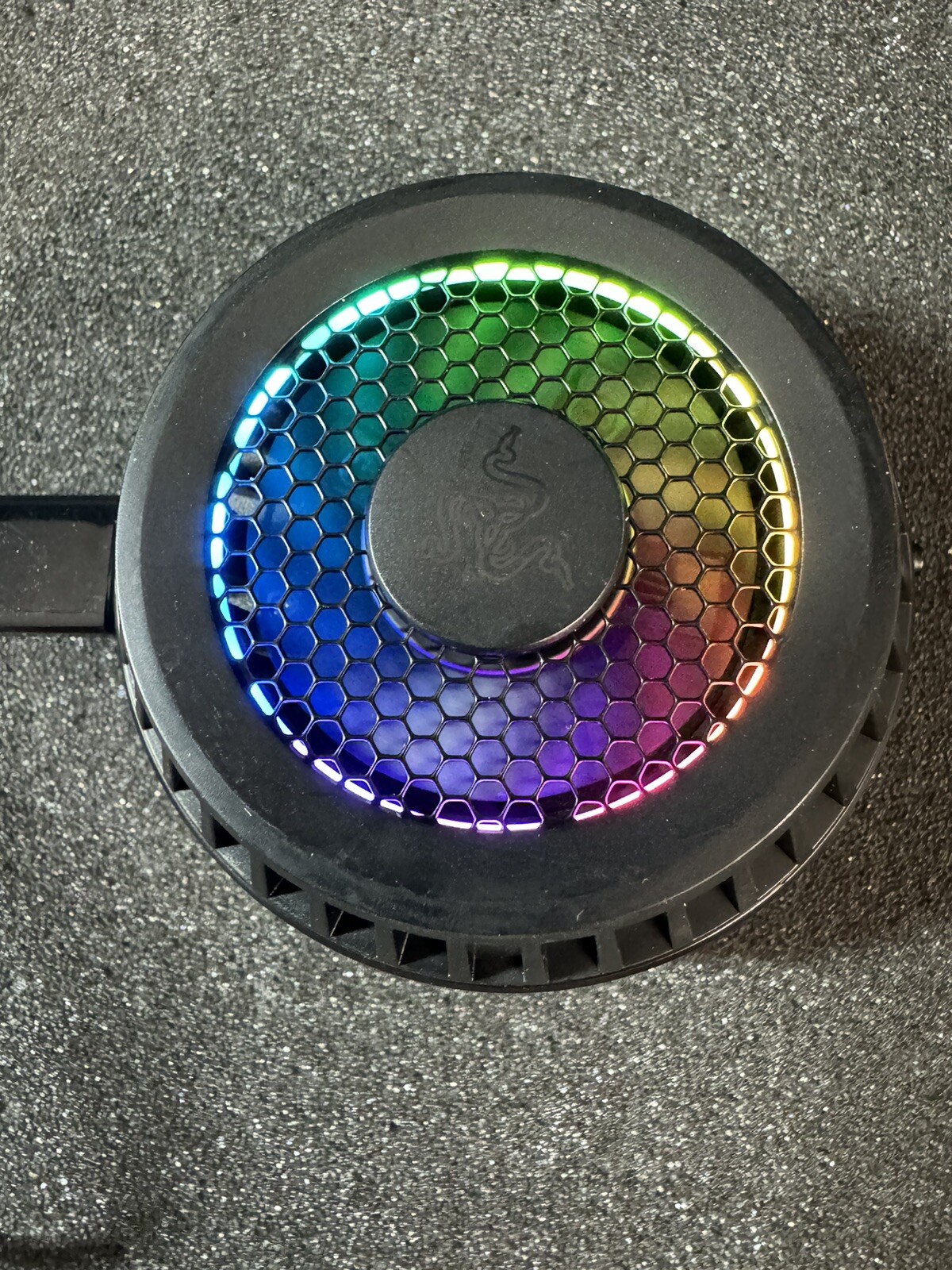 Razer Phone Cooler Chroma Fan - Universal CLAMP, Razer Chroma RGB_OpenBox_USB/C