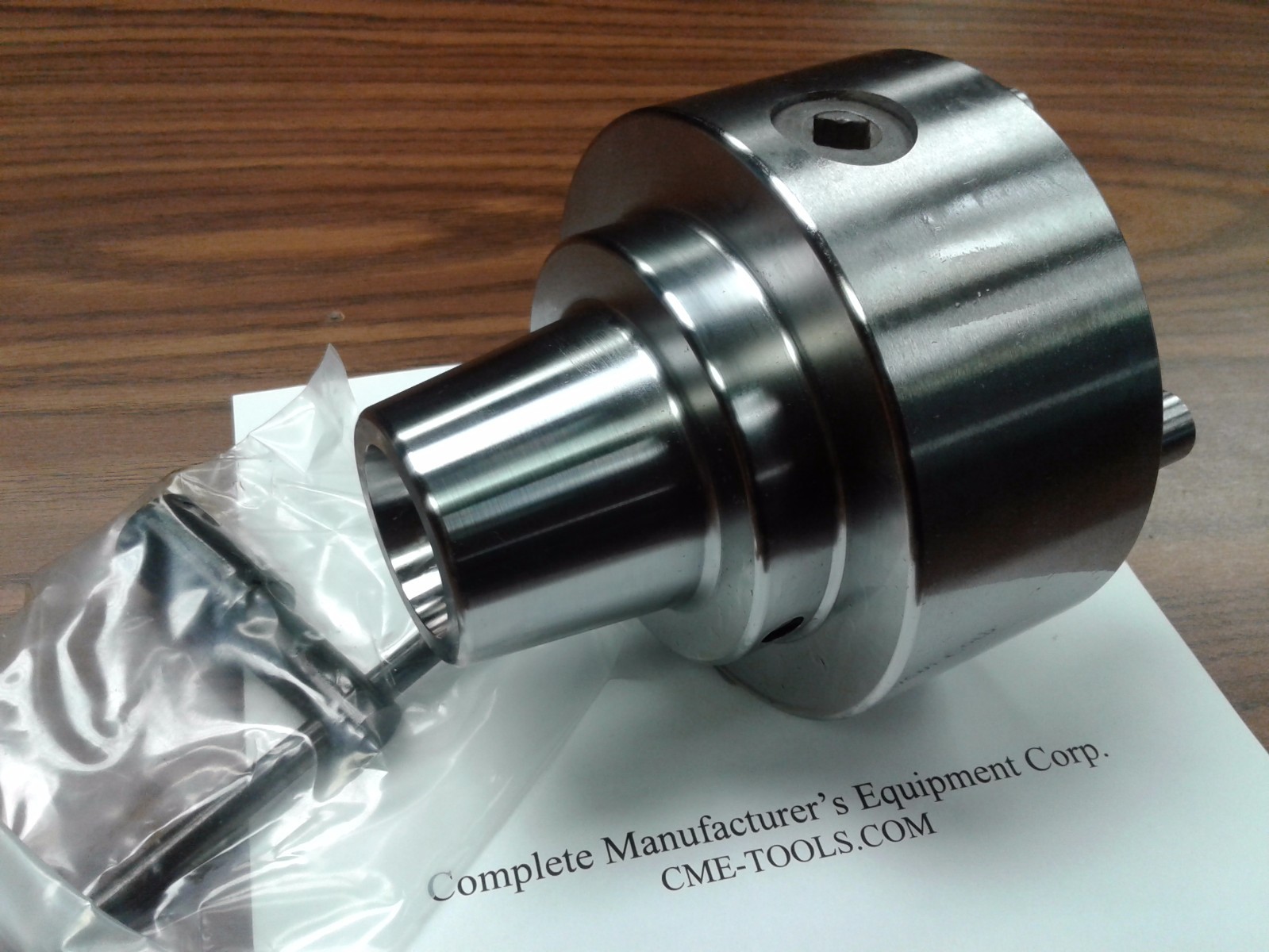 5C Collet Chuck with Integral D1 - 4 Cam Lock Mount 5" Diameter Chuck #5C-05D4