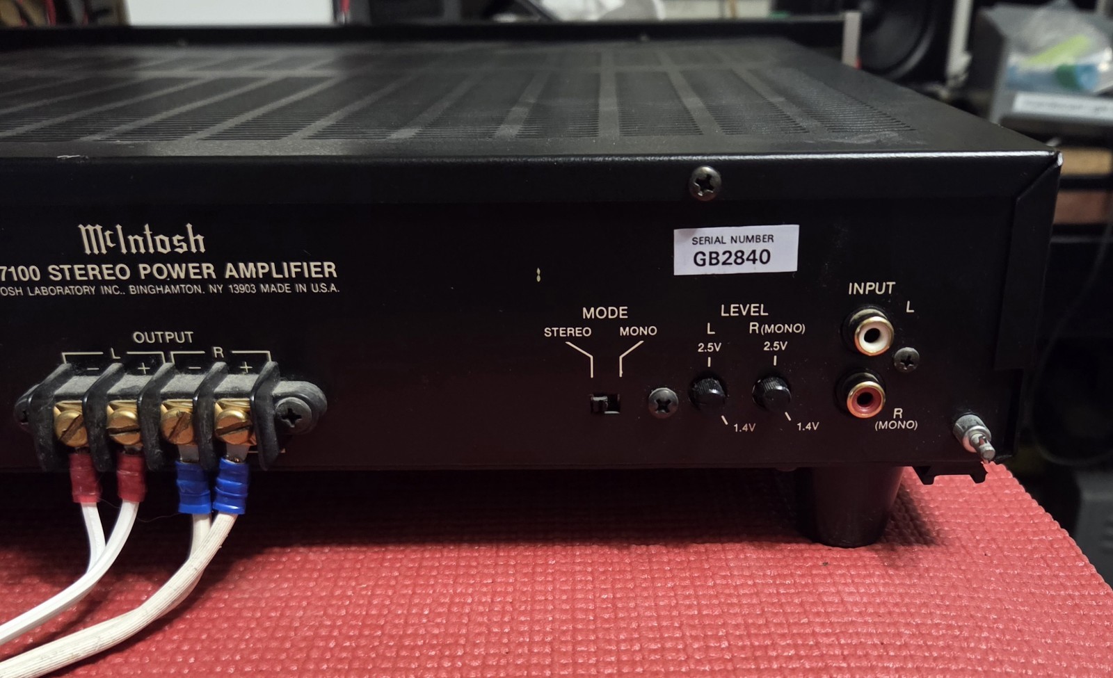 McIntosh MC7100 Solid State Power Amplifier - Very Good Condition