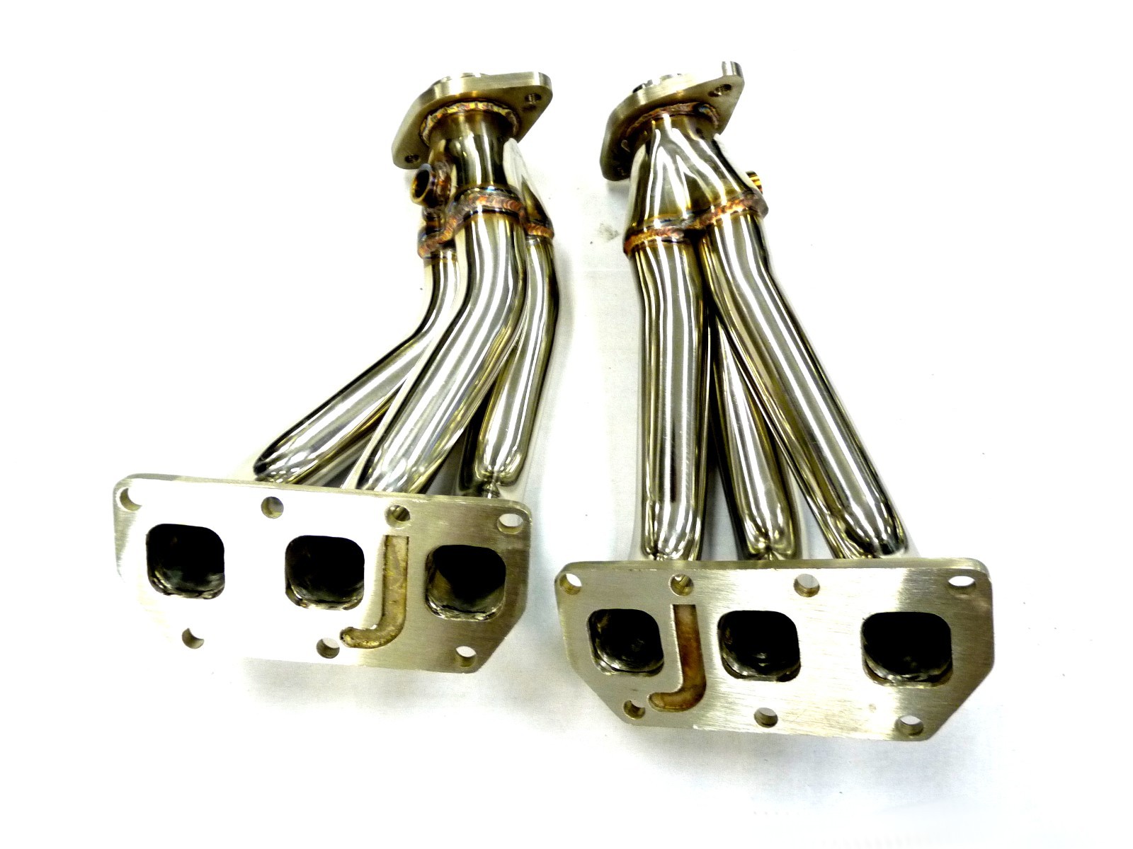 OBX Stainless Long Tube Manifold 03-08 Audi A3 Quattro Golf MK5 3.2L R32 VR6 LH