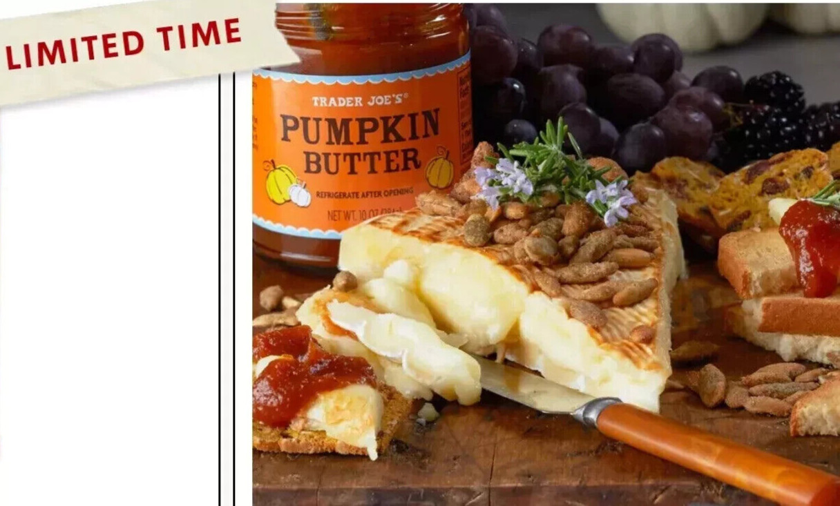 Trader Joe's 10 oz. PUMPKIN BUTTER Spreadable Glaze Topping Filling Soup BB 1/26