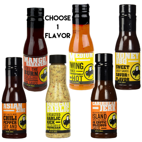 Buffalo Wild Wings Sauce -PICK ONE 12 OZ BOTTLE- 15 flavors *Quantity Discount*