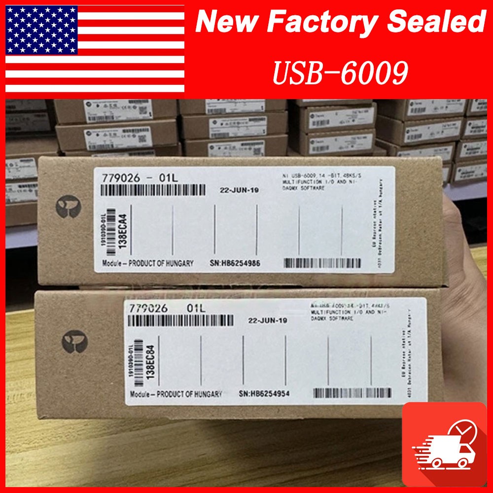 new National Instruments USB-6009 Data Acquisition Card, NI DAQ, Multifunction