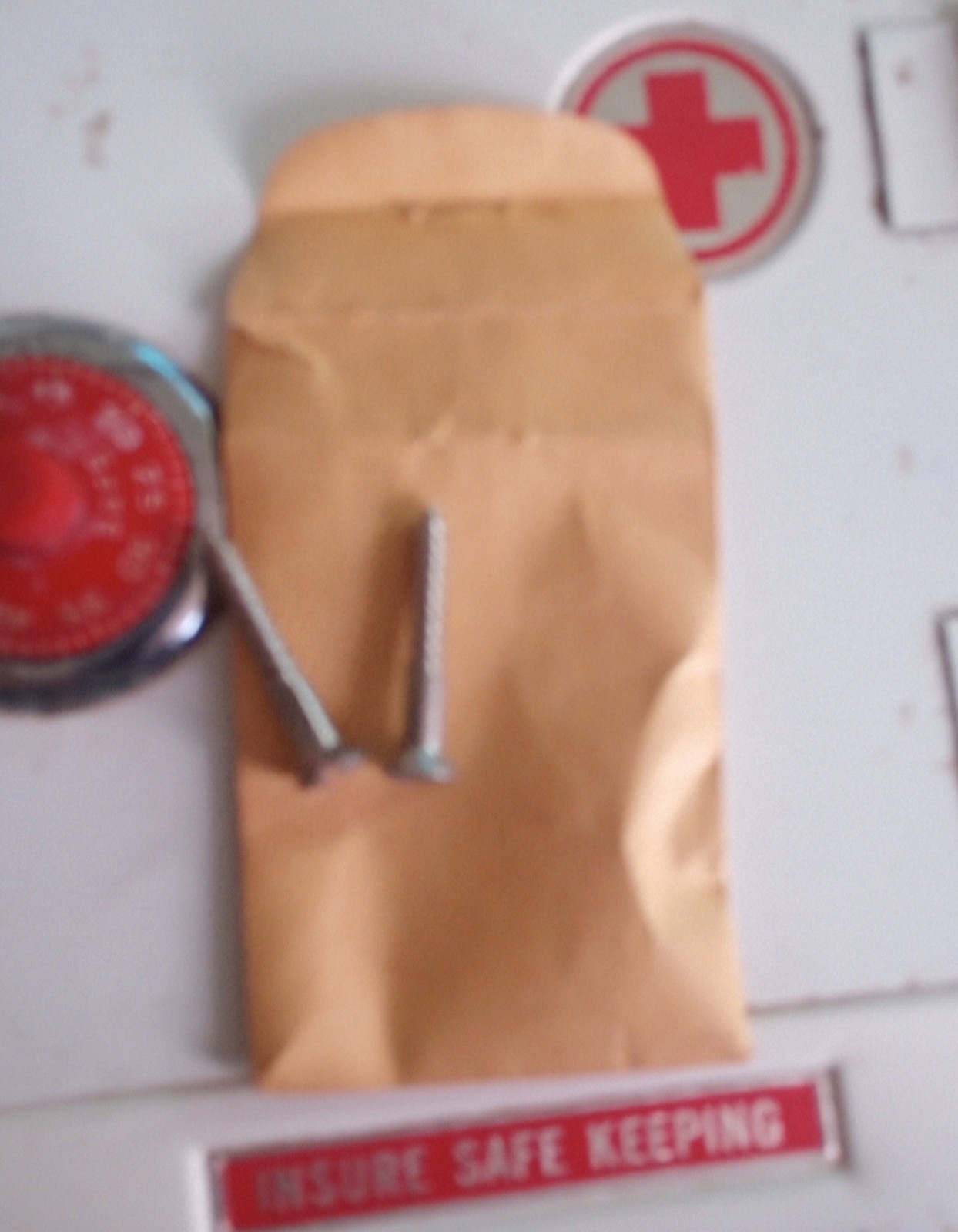 1940's-50's Superior Prescription Pill Metal Cabinet NOS With The Original...