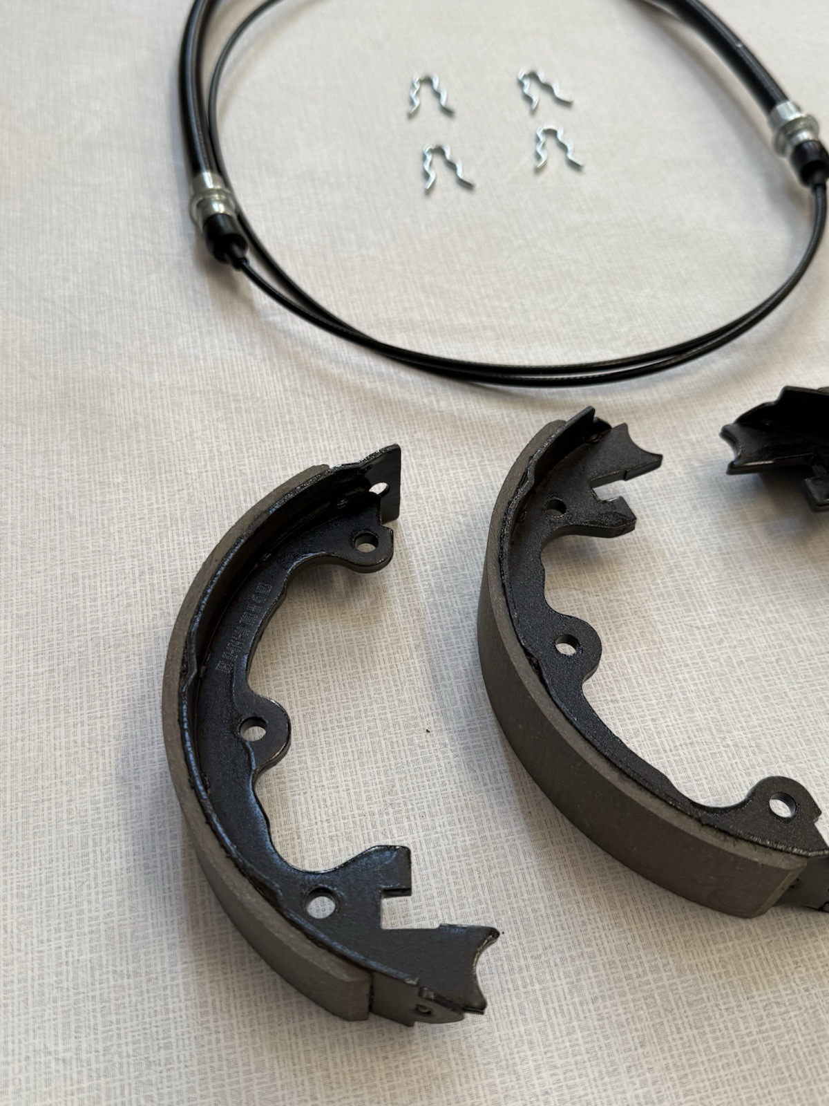 67-82 Corvette Emergency Parking Brakes Kit Complete kit cables shoes Deluxe