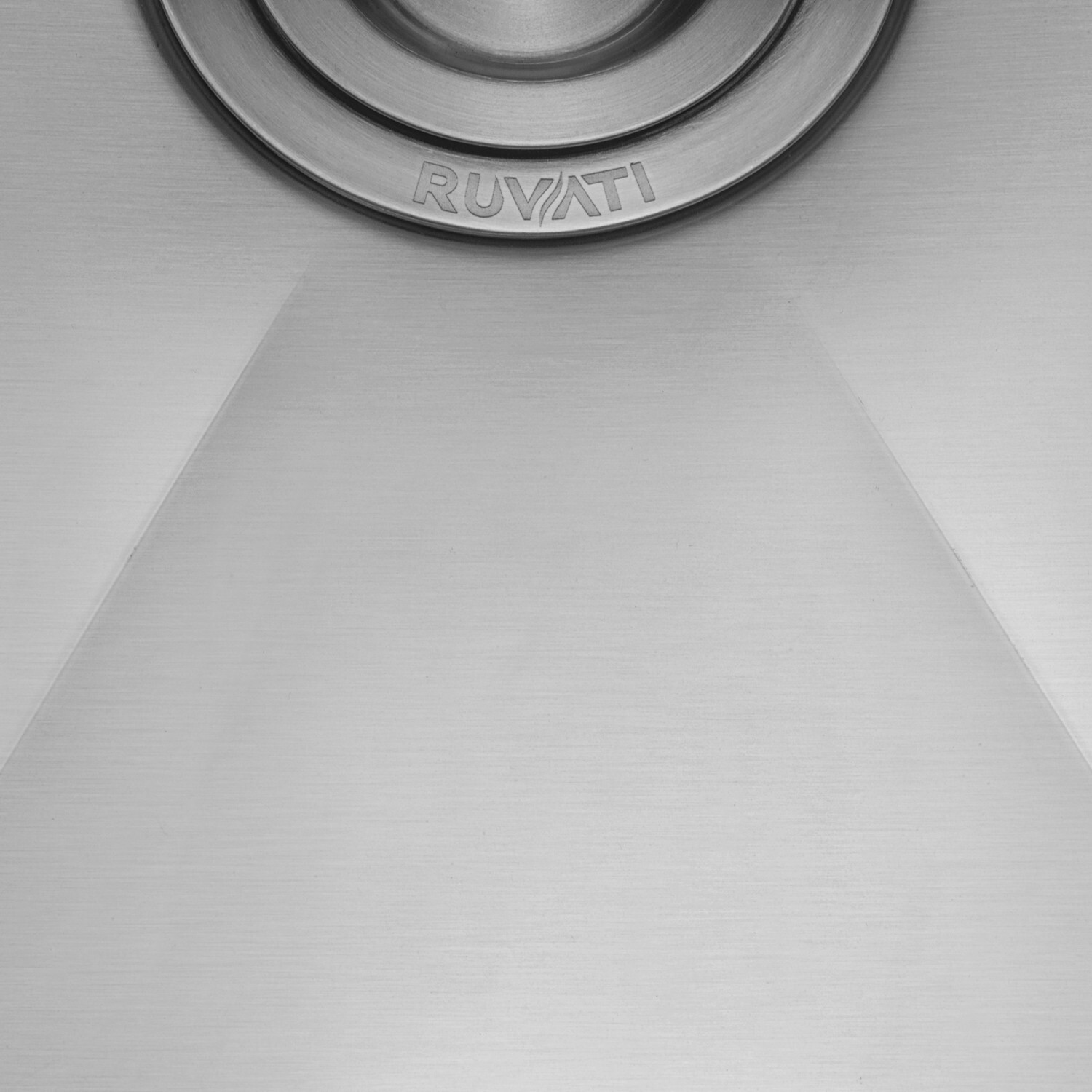 Ruvati 32-inch Slope Bottom Offset Drain Reversible 16Gauge Kitchen Sink-RVH7490