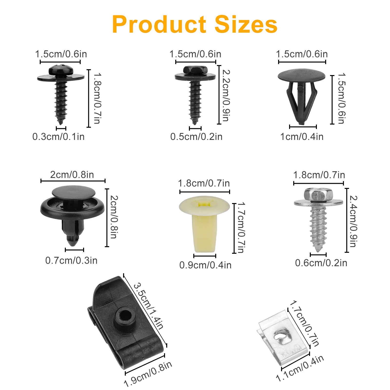 Engine Splash Shield Fender Bumper Screws Clips Rivet Fastener For Toyota Lexus