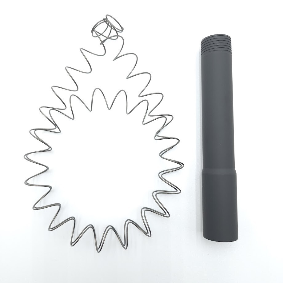 Benelli M4/ M1014 Magazine Extension Tube & Spring - Black Cerakote- Titanium