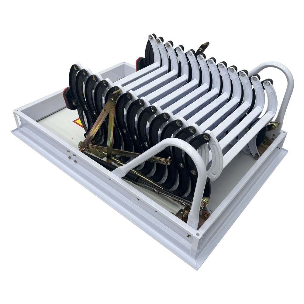 Attic Ladder Attic Pull Down Ceiling Ladder Access Stairs Carbon Steel Folding