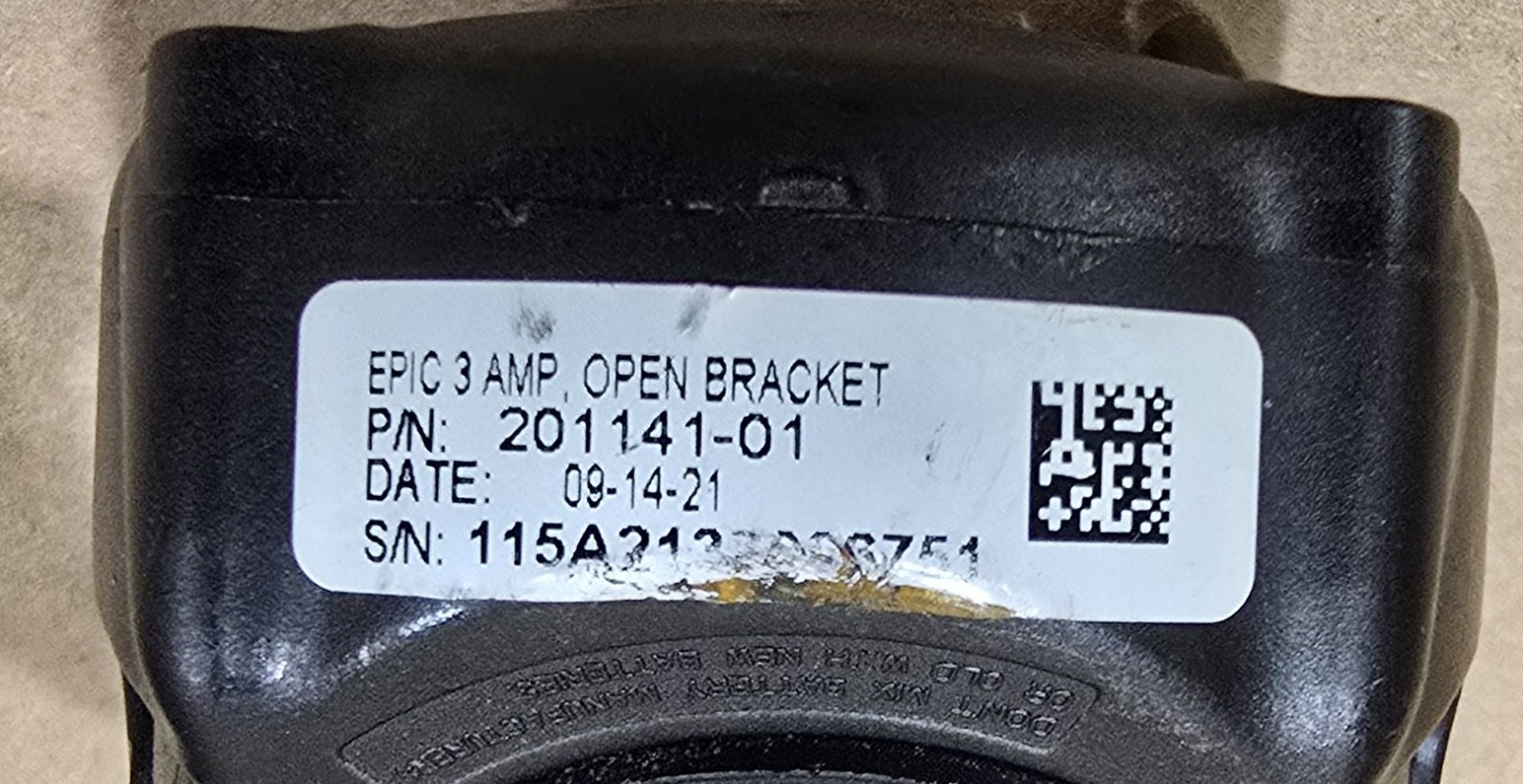 3M Scott EPIC 3 Voice Amp Amplifier Part # 201141-01