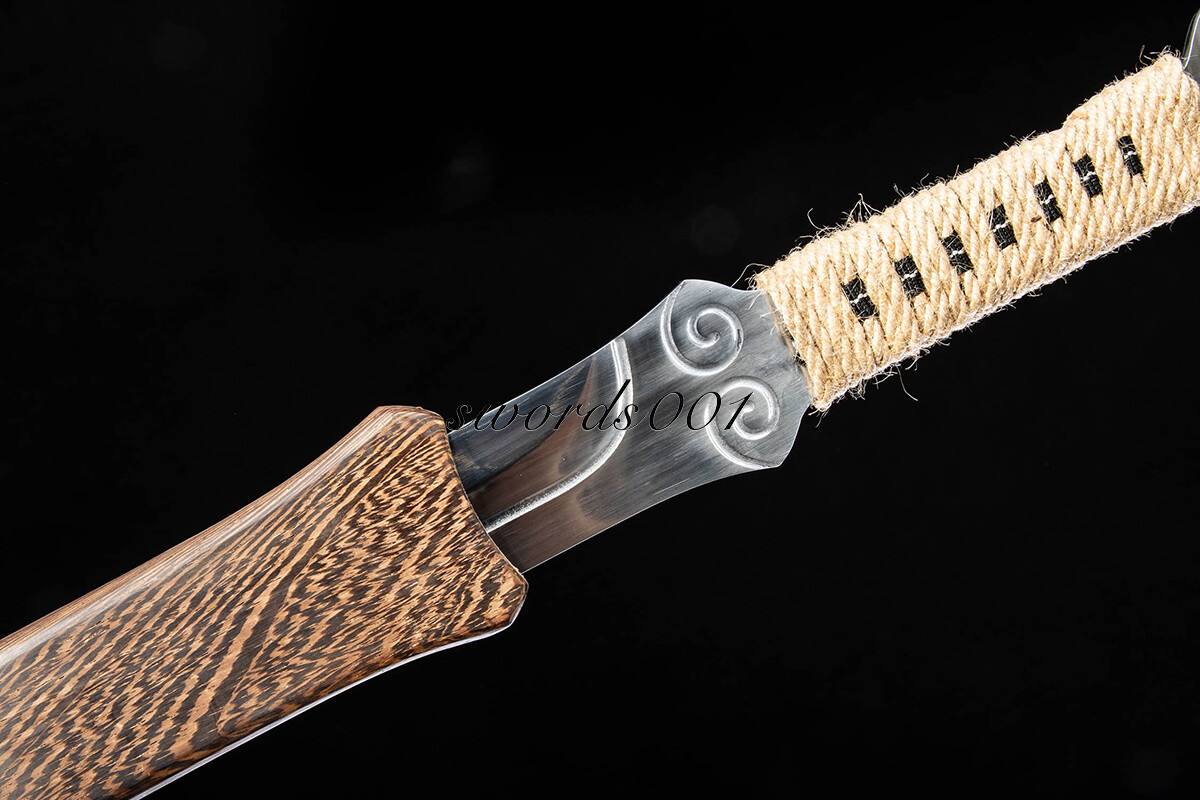 34 IN Rosewood Ring Headed Sword Sharp Dao Broadsword High Manganese Steel Blade