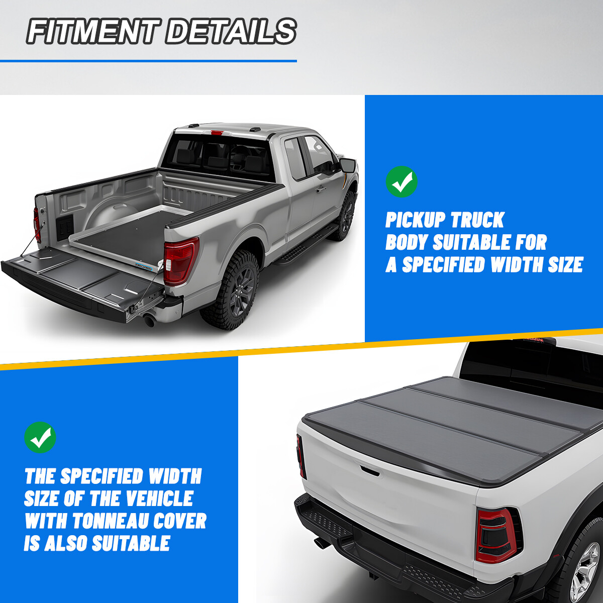 For 11-23 Dodge Ram 1500/2500 Universal Roll Sport Bar Chase Rack Bed Bar Pickup