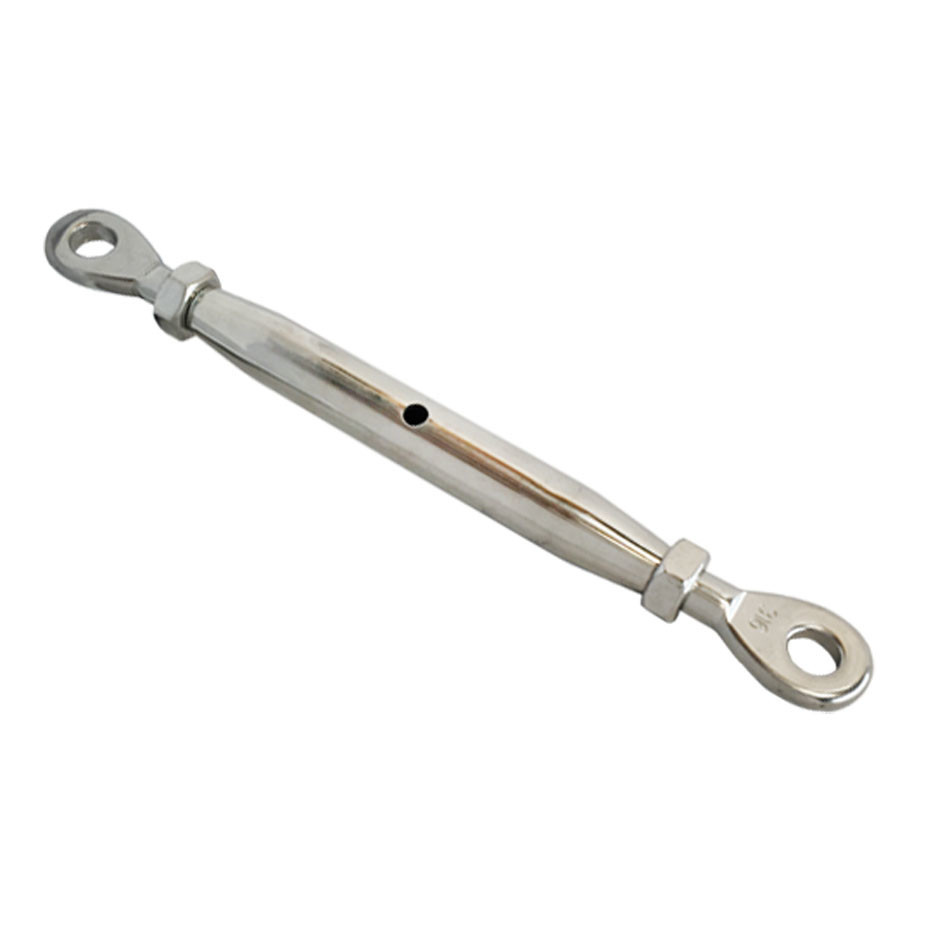 3/8'' Marine Stainless Steel Closed Body Turnbuckle EYE EYE Rigging Boat 700Lbs