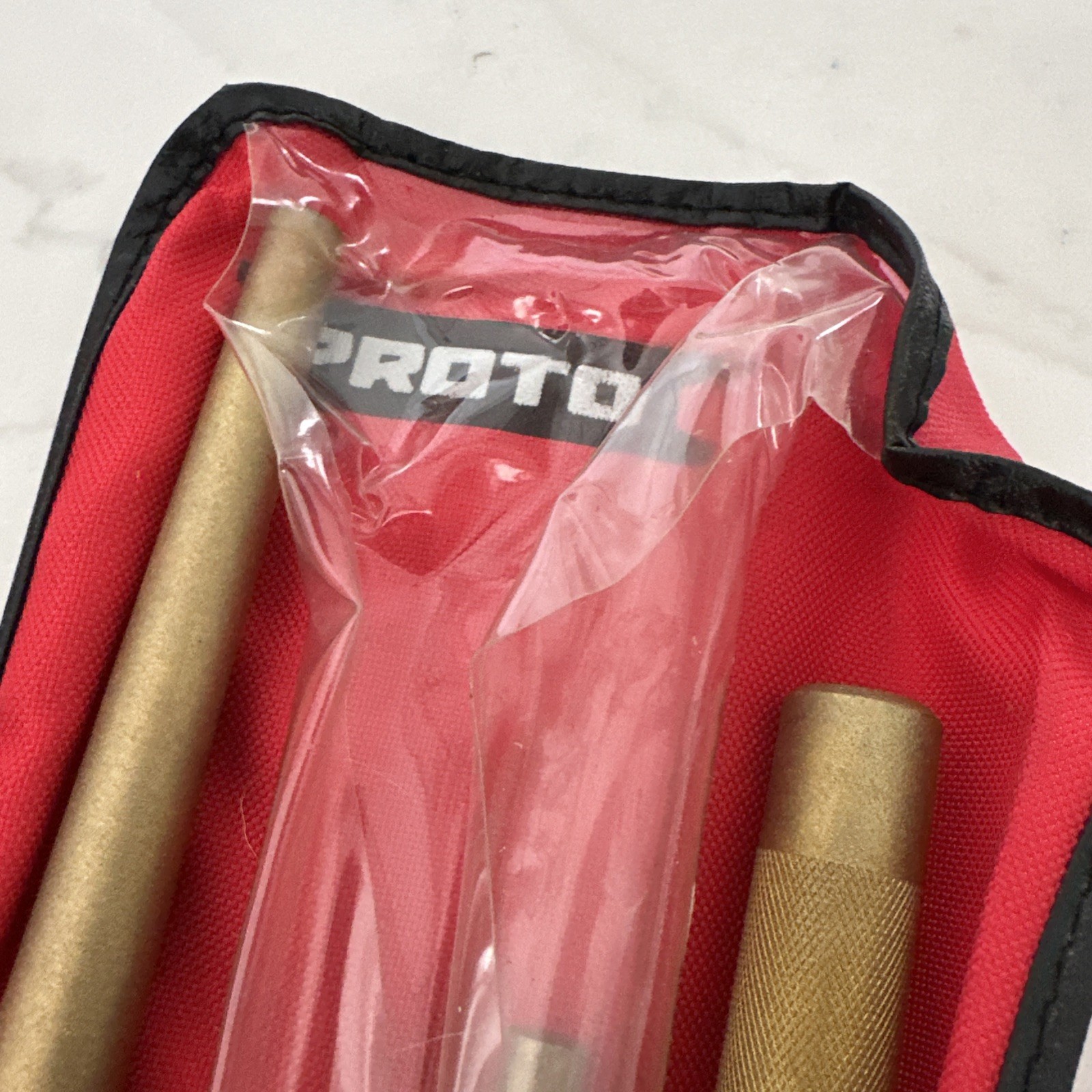 Proto 3 Pc. Brass Heavy-Duty Punch Set 3/4"X12, 7/16"X14", 3/8"X10" J9633HB USA