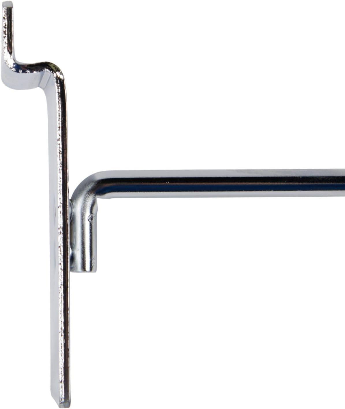 Slatwall Hat Set of 12 Racks Cap Slat Panels Chrome Display Hook Retail Store