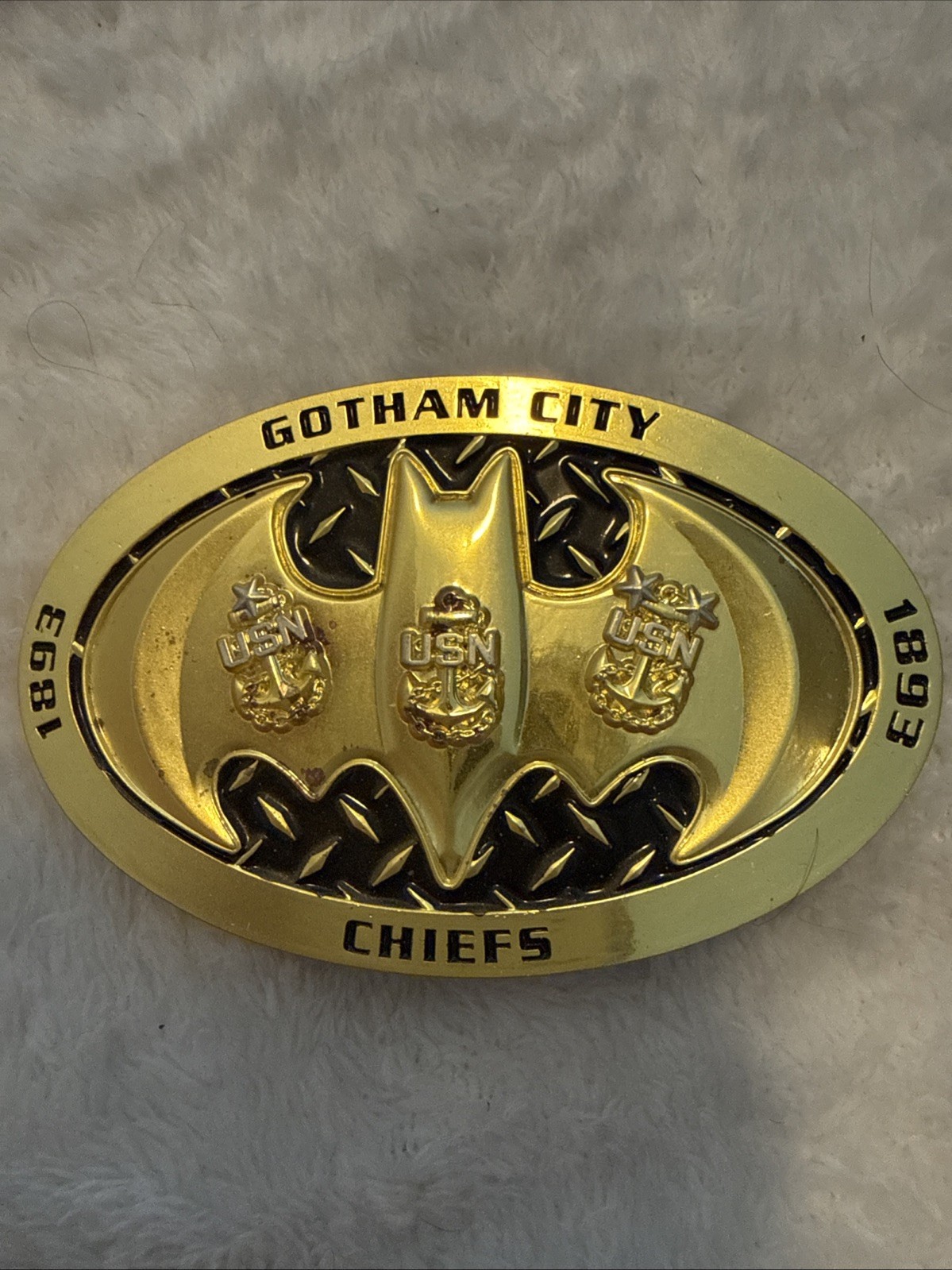 us navy cpo belt buckle Batman