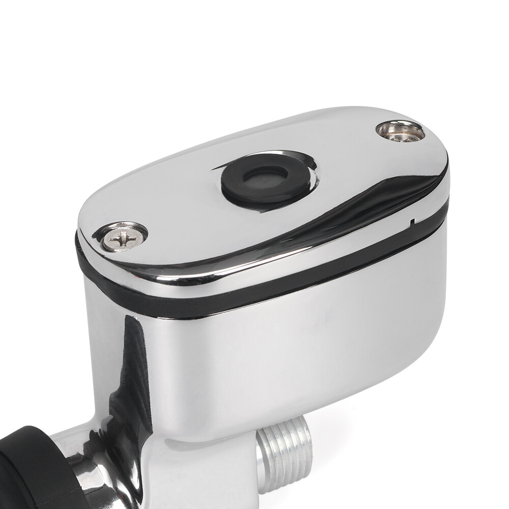 Chrome Rear Brake Master Cylinder For Harley HD FLT Softail 41755-99 41767-05A