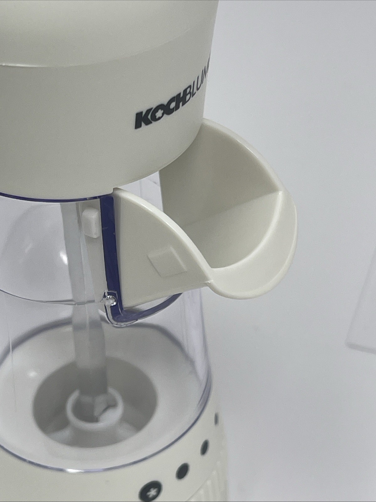 Kochblume Salt/Pepper/Spice Ratchet Grinders Adjustable, White, Set Of 2