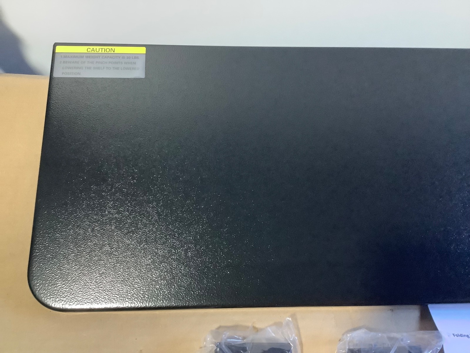 Traeger Pro 780 / Ironwood 885 Folding Front Shelf Accessory in Black