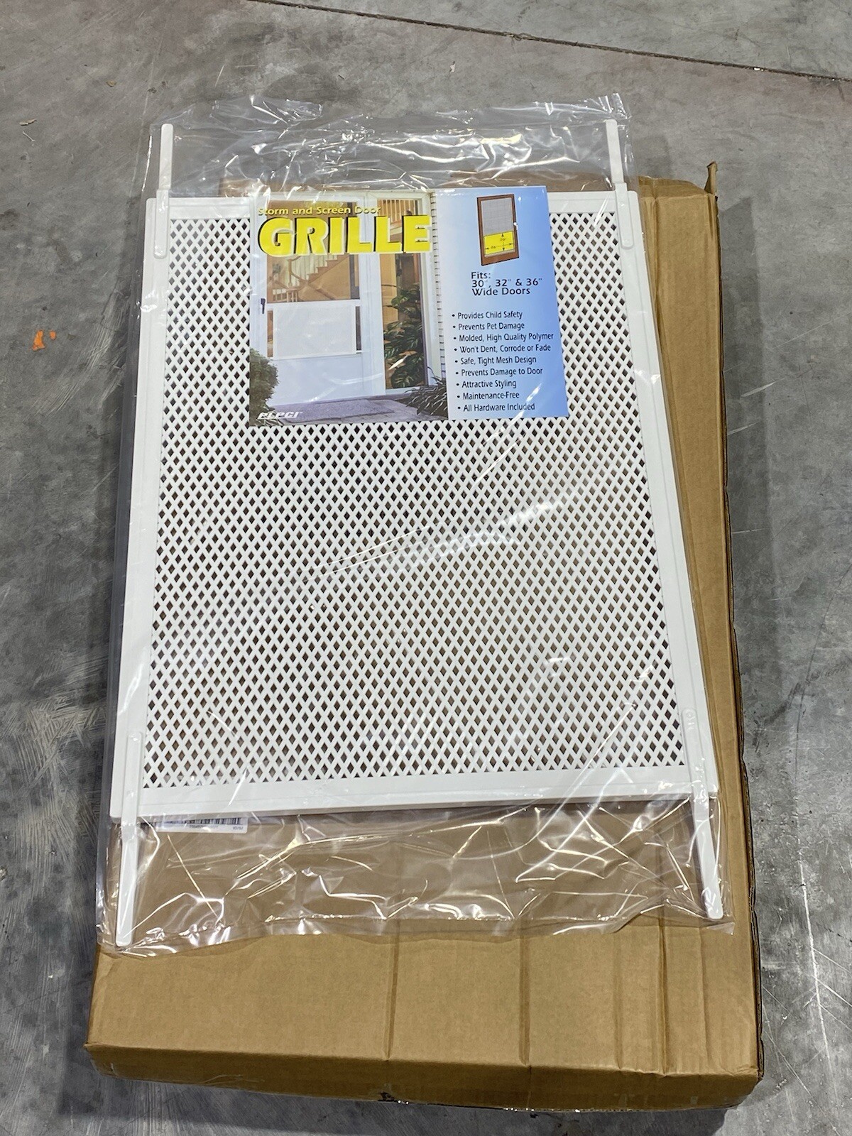 Prime-Line PL15517 White Make To Fit Screen And Storm Door Grill QTY 6