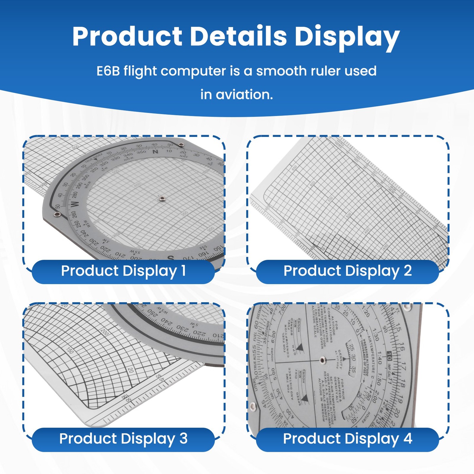 E6B Flight Computer in Aviation Flight Training Pilot Training,8044