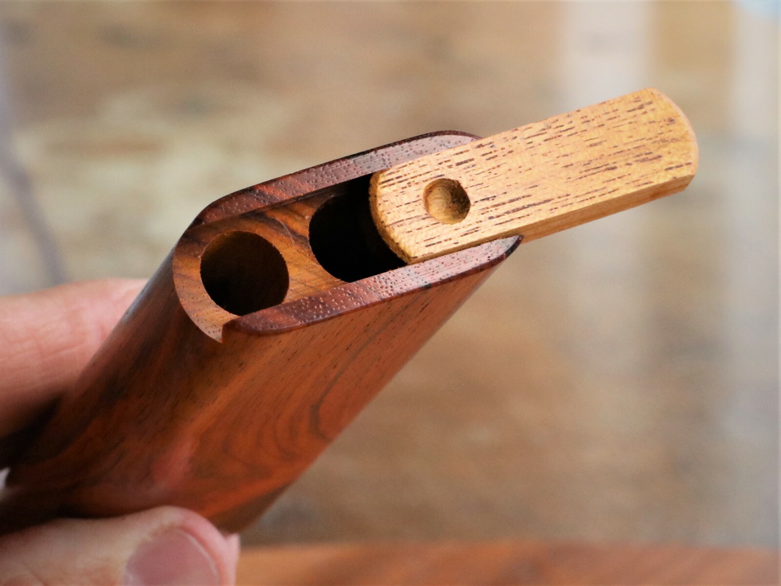 Cocobolo Wood Dugouts and one hitter- Perfect on the go smoking device