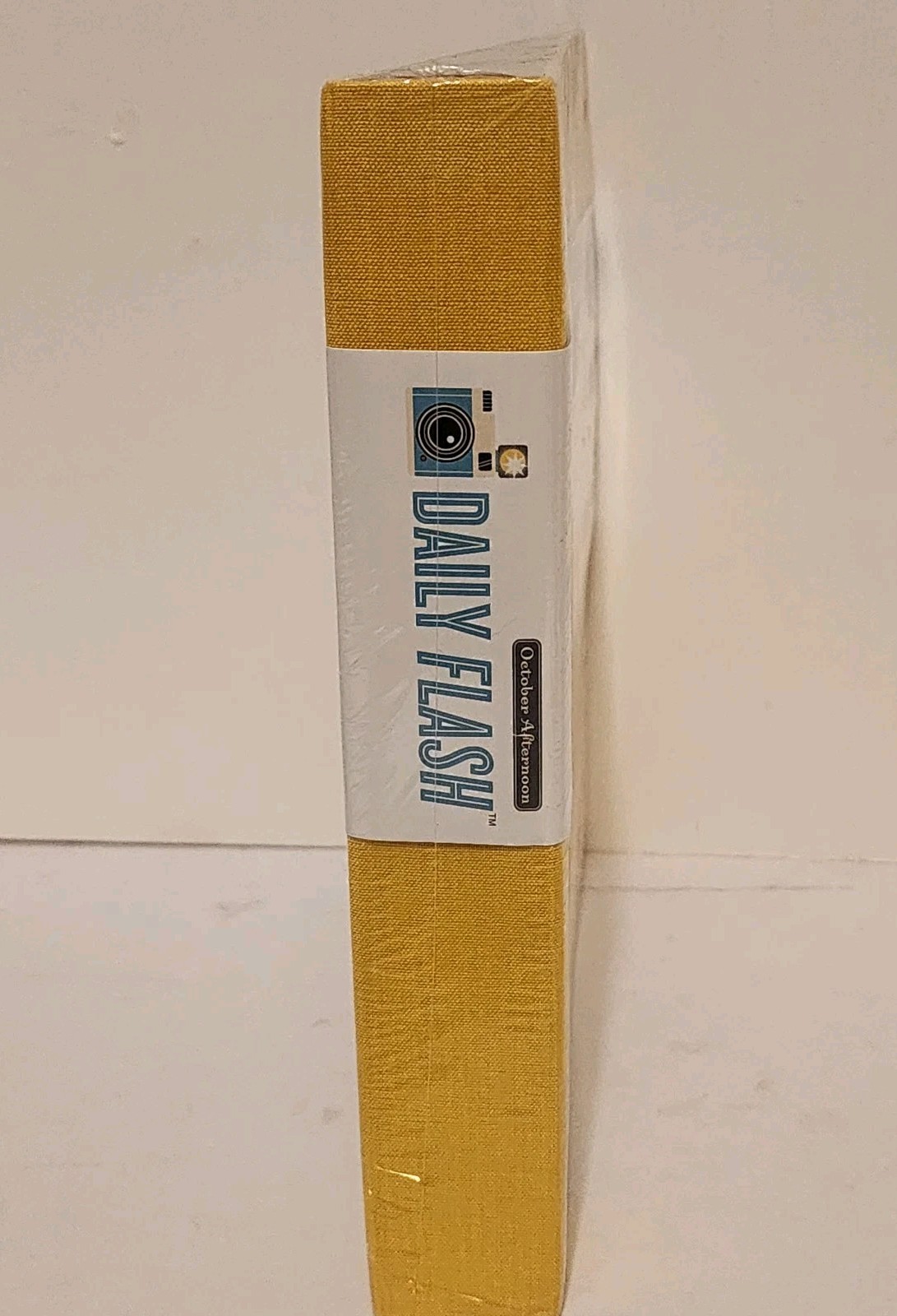 October Afternoon Daily Flash 6x8 D-ring Scrapbook Album Binder -Sunshine Yellow