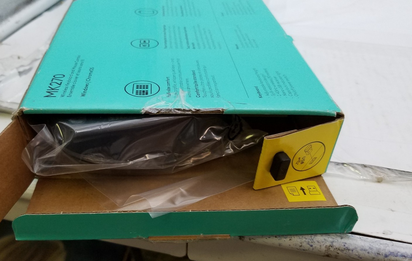 Logitech MK270 Wireless Keyboard&Mouse Combo (920-004536) 097855089816