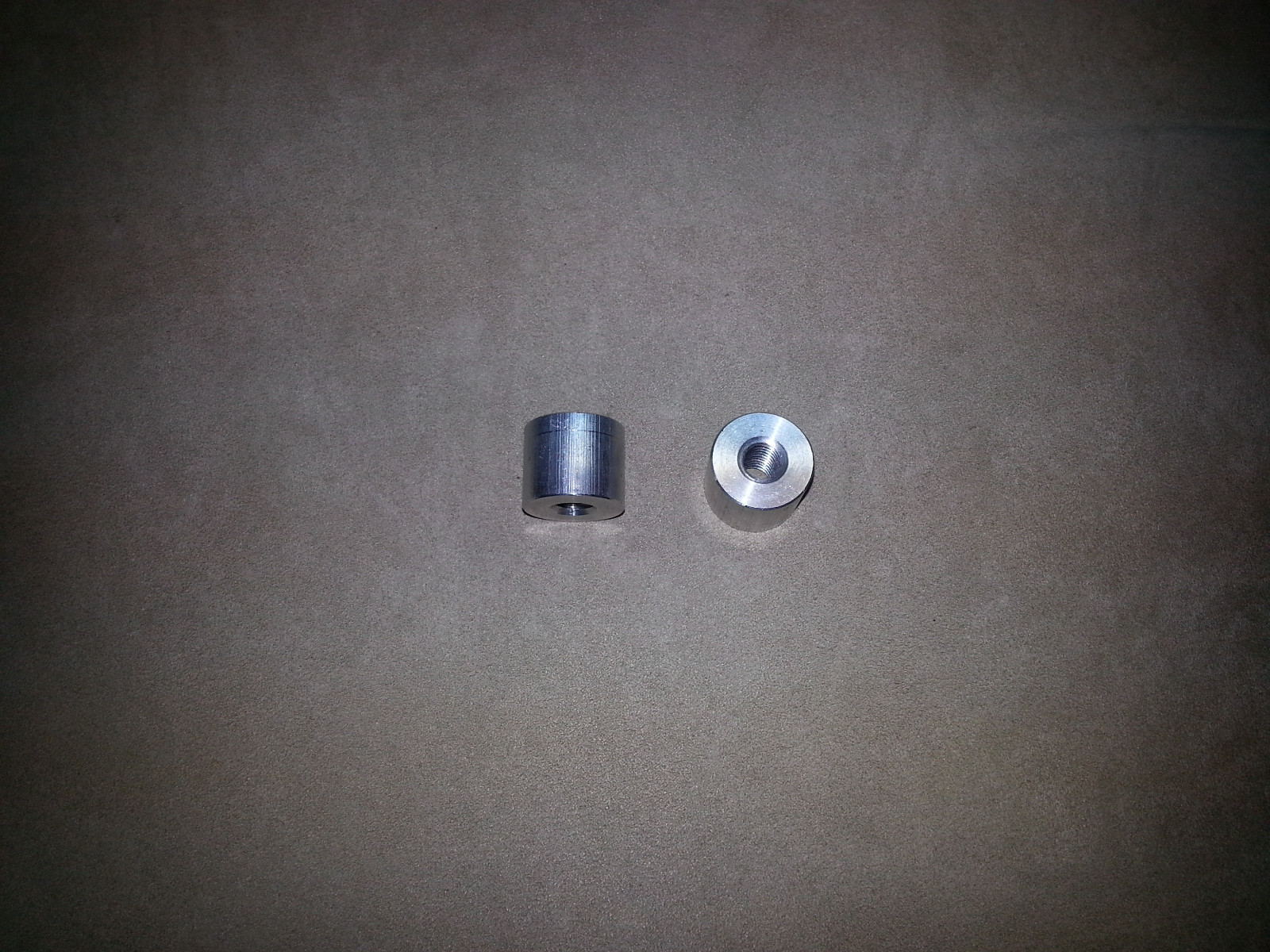 5/16 - 18 THREADED WELD BUNGS Stand-Off .625 long BILLET ALUMINUM USA MADE