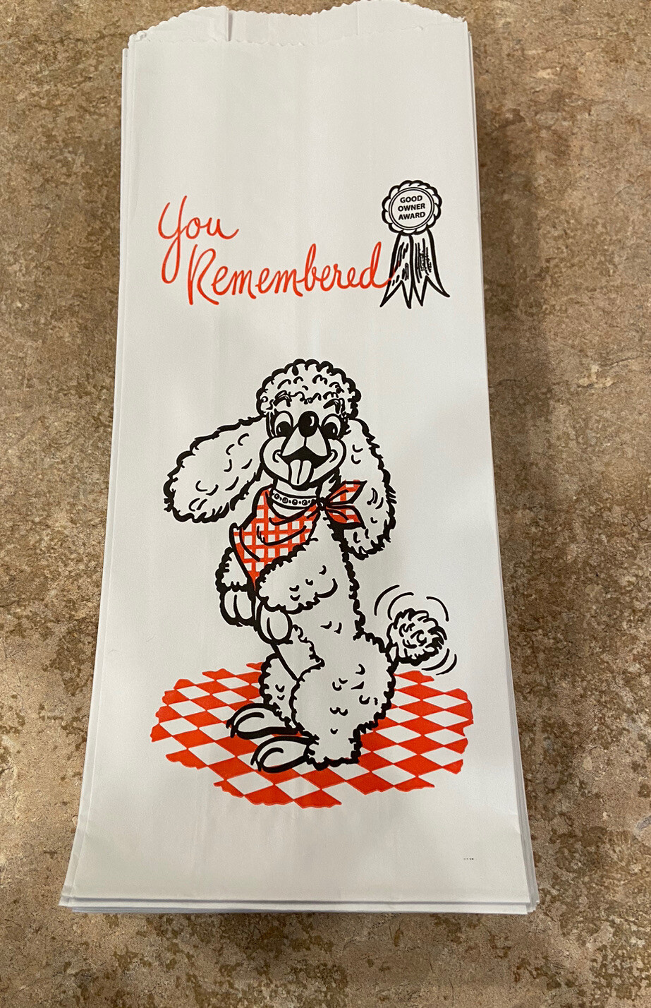 PAPER  "DOGGIE TAKE HOME BAGS" - Qty 34