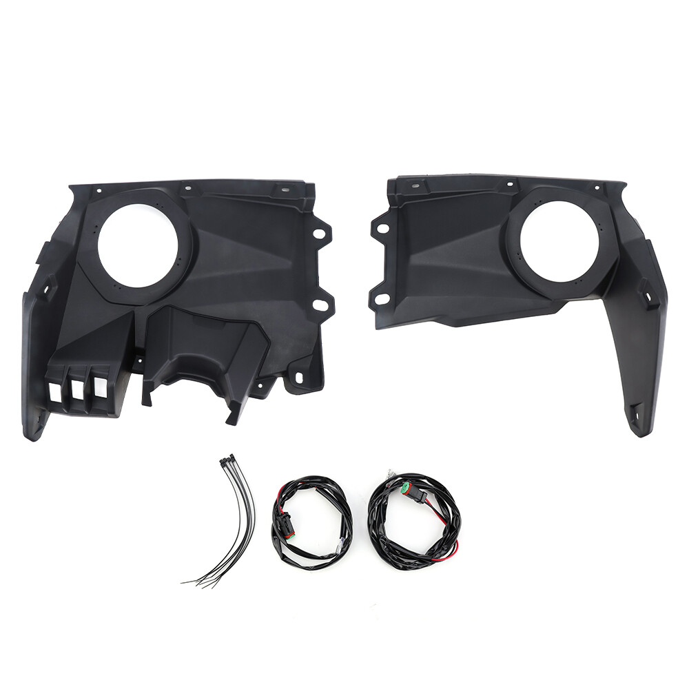 Front Dash Speaker Mount 6.5in Speaker Enclosure Panels for Can Am X3 2017-2024