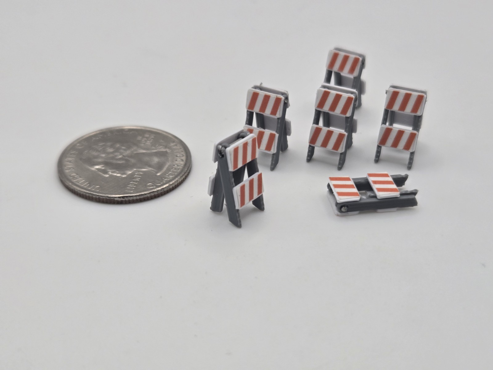 1/87 Scale Folding Type II Barricades *6 Pack*