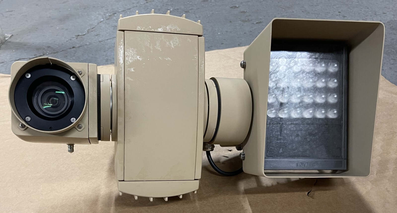 Moog Quickset GeminEye PTZ 28X zoom camera system & illuminator & cables