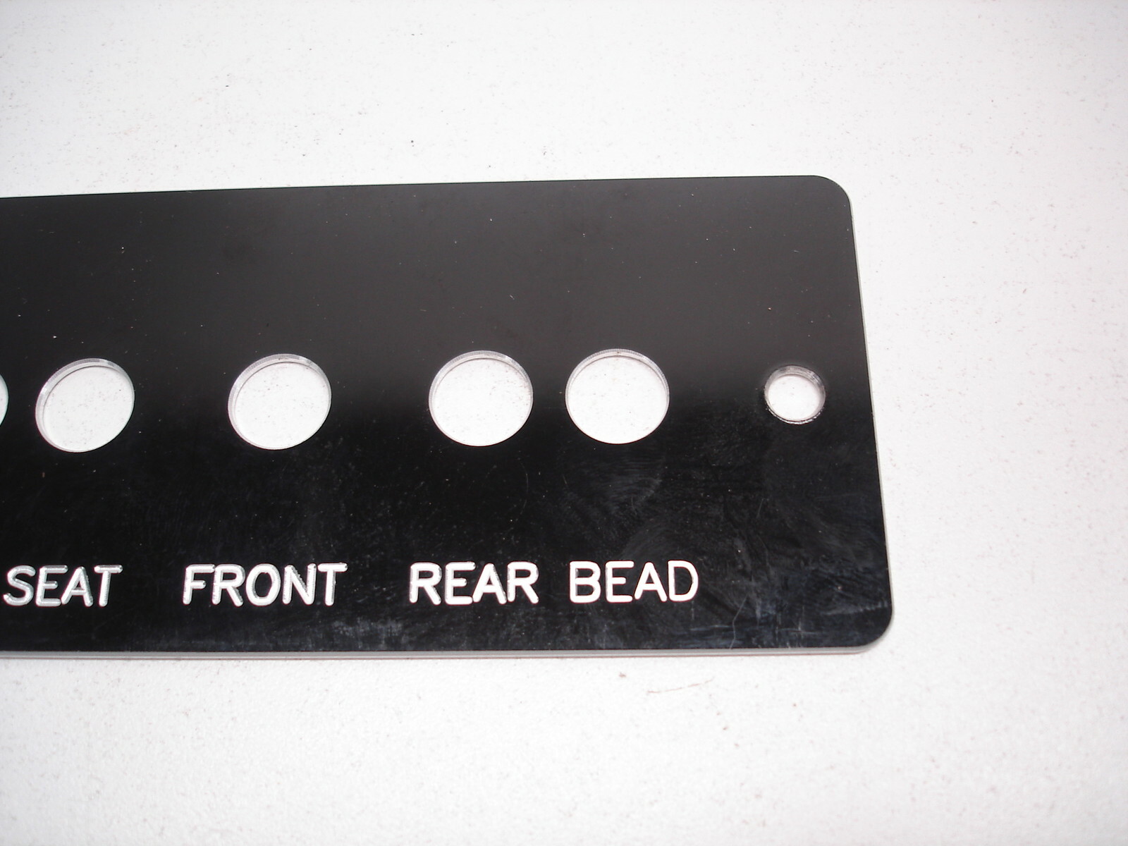 NEW NASCAR ALUMINUM TOGGLE SWITCH PANEL DASH PLATE BRAKE / GEAR / DRIVER FANS