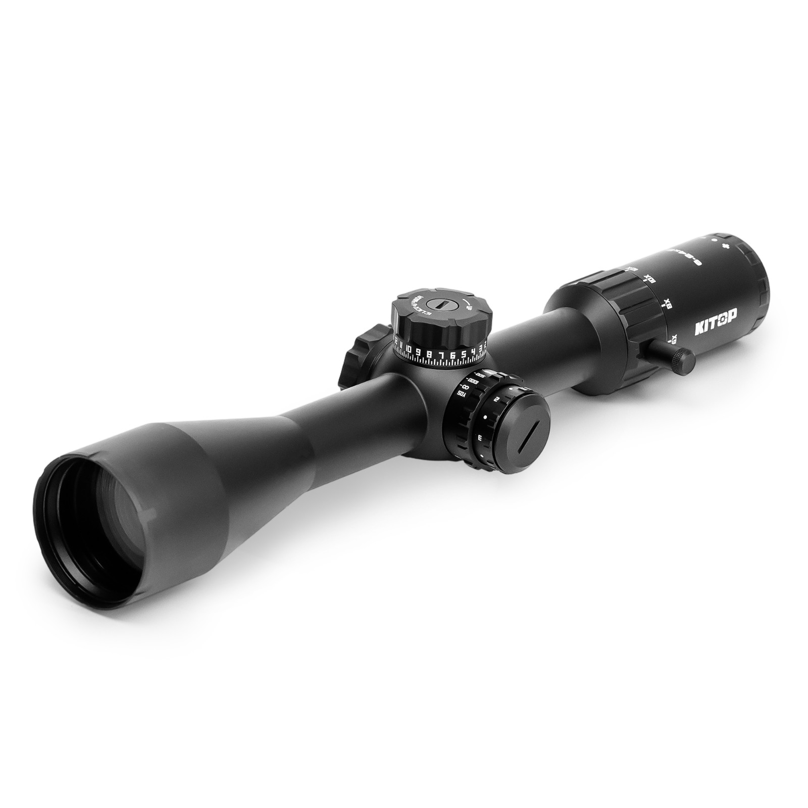 KiTOP Optics 6-24x50mm Crosshair Rifle Scope w/ FFP Illuminated MOA Reticle