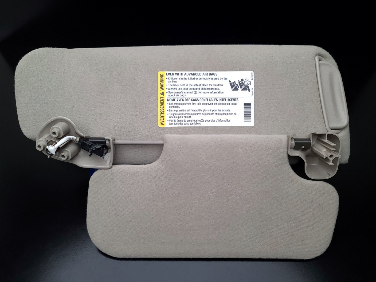 2000-06 TAHOE ESCALADE AVALANCHE YUKON SUBURBAN DUAL Sun Visor Pair Set OEM