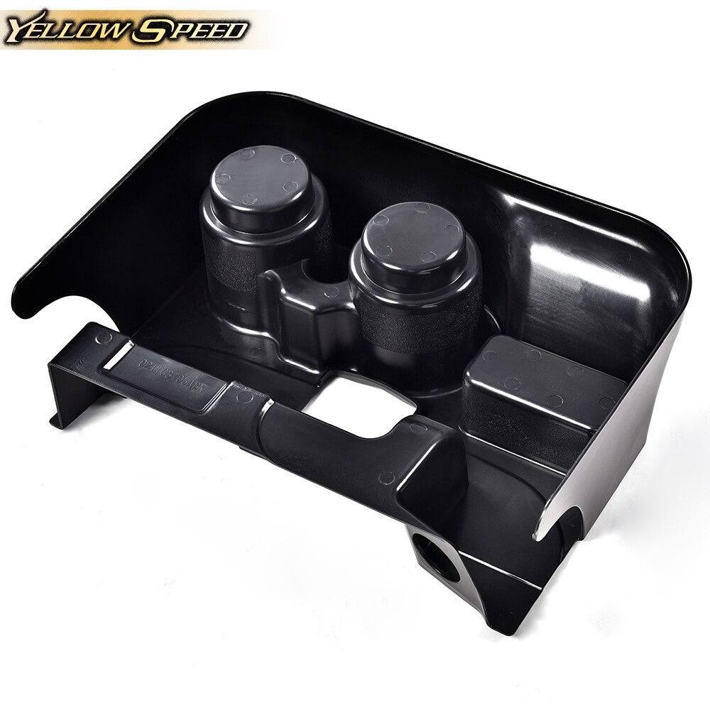 Fit For 2003-2012 Dodge Ram 1500 2500 3500 Center Console Cup Holder Matte Black
