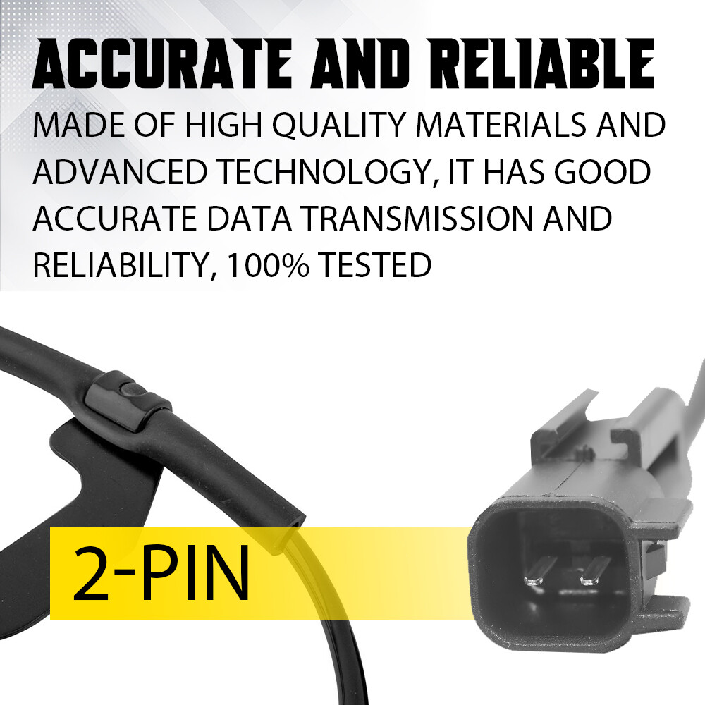 2X ABS Wheel Speed Sensor Front Right & Left For 2011 2012 13-2019 Dodge Journey